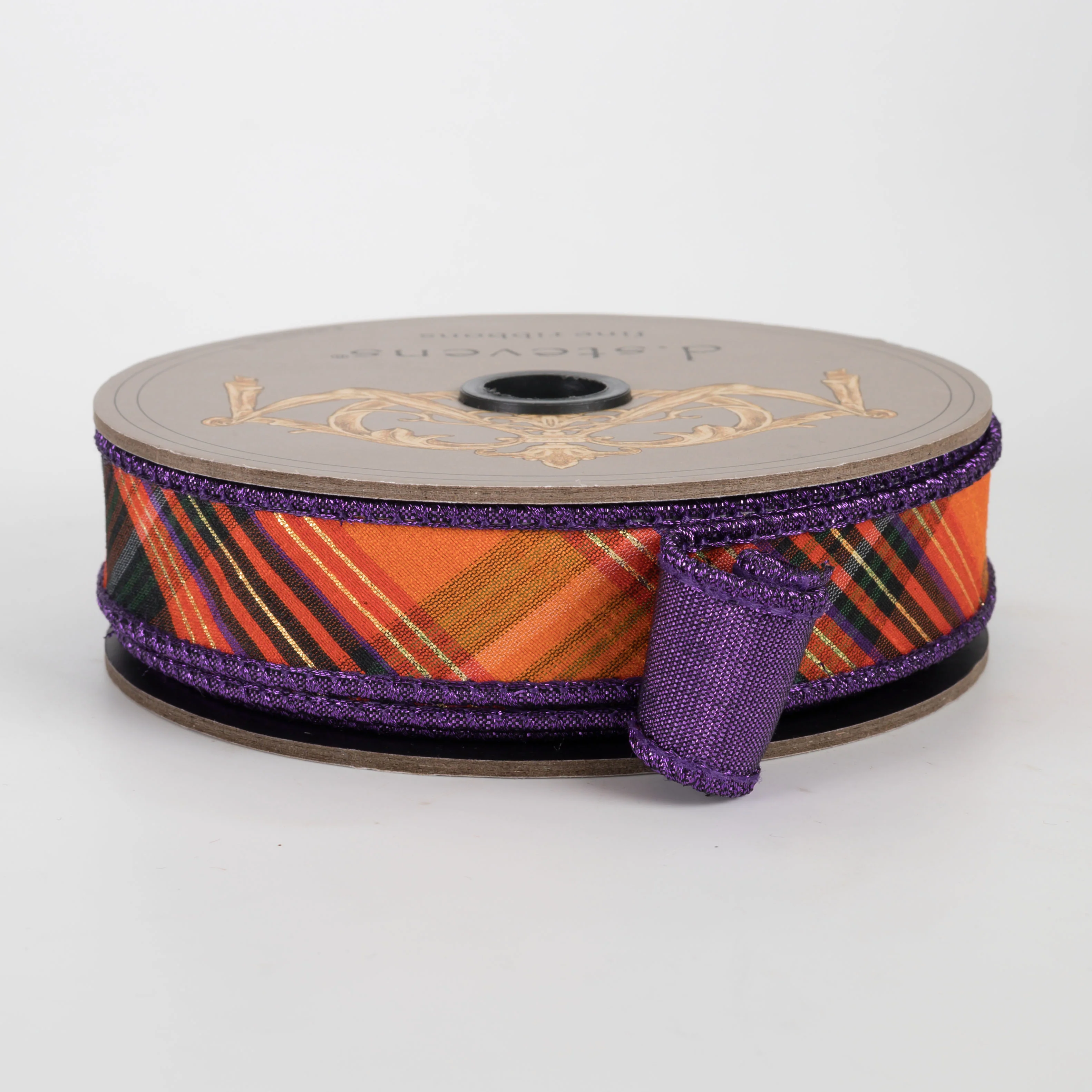 Fall & Halloween Plaid Ribbon